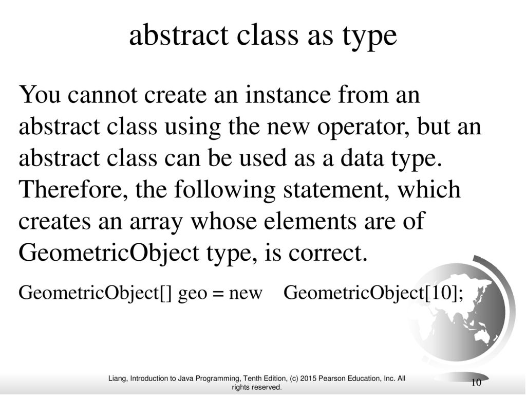 Chapter 13 Abstract Classes And Interfaces Ppt Video Online Download