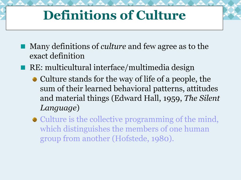 Culture. - ppt download