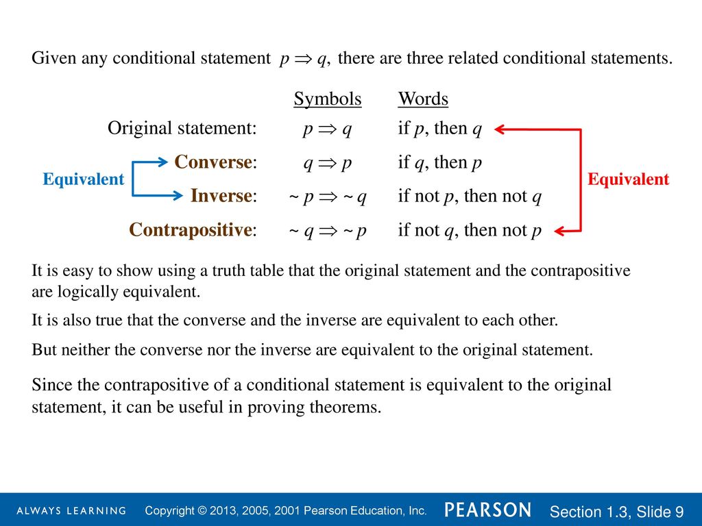 Chapter 1 Logic And Proof Ppt Download