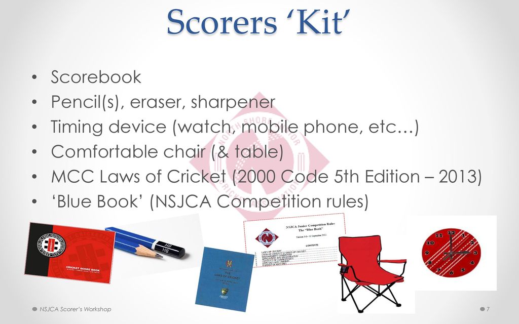 Nsjca Cricket Scoring Workshop Ppt Download