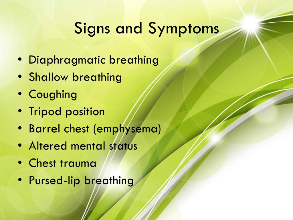 Signs+and+Symptoms+Diaphragmatic+breathing+Shallow+breathing+Coughing