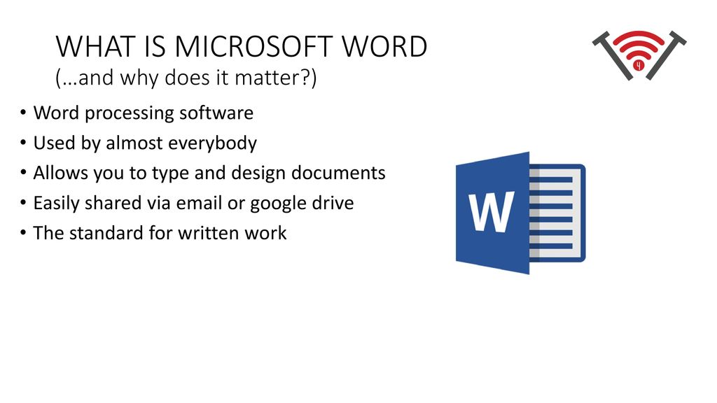 Intro to Microsoft Word - ppt download