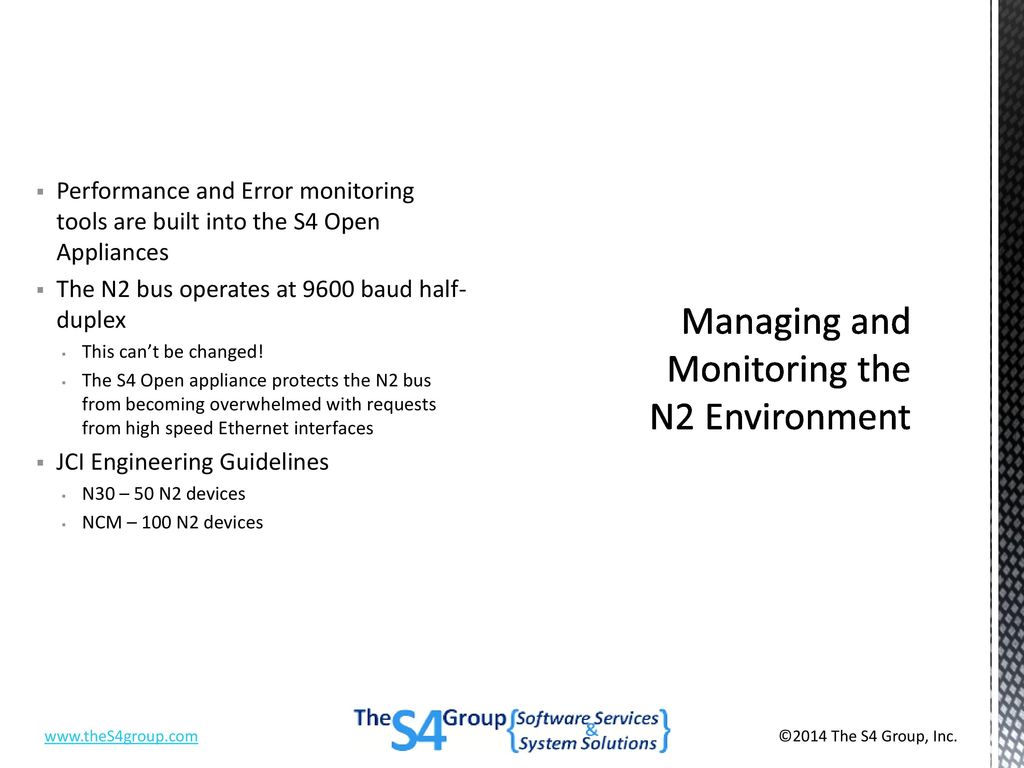 Managing and Monitoring the N2 Environment