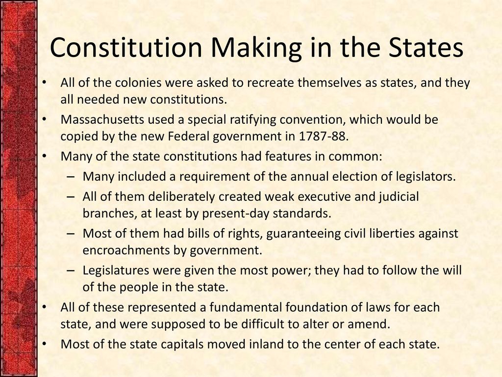 The Confederation And The Constitution, 1776– Ppt Download