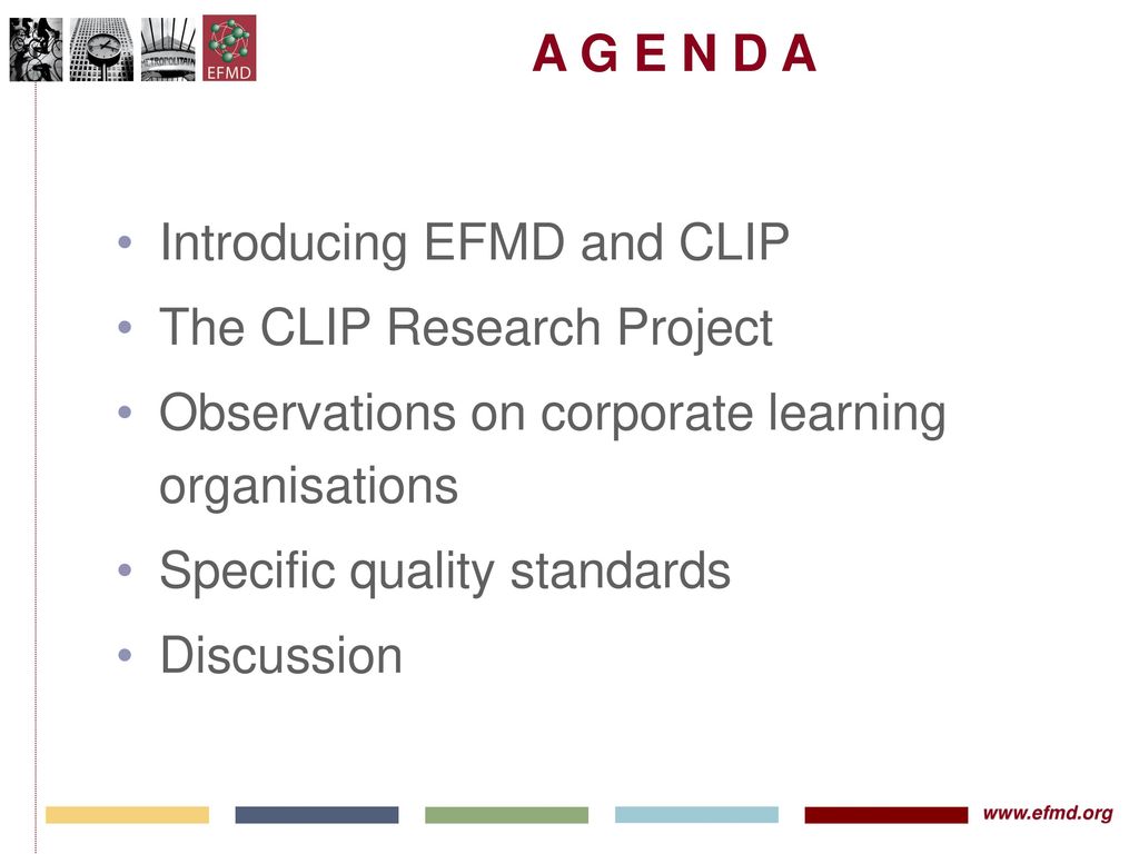 Corporate Learning Improvement Process (CLIP) - EFMD Global
