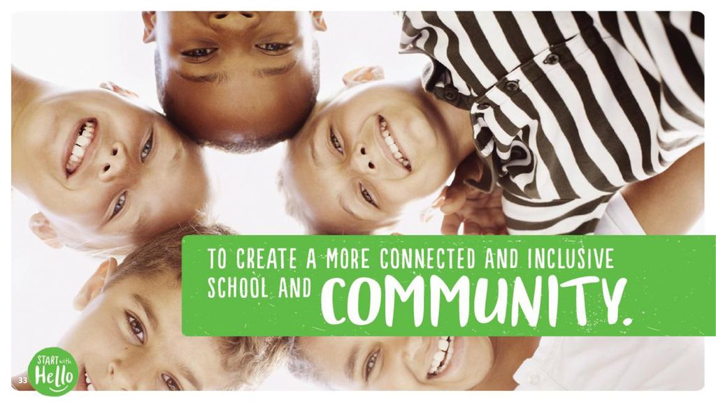 Why should I SWH – to create a more connected and inclusive school and community.