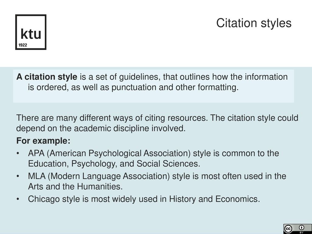 academic citation styles