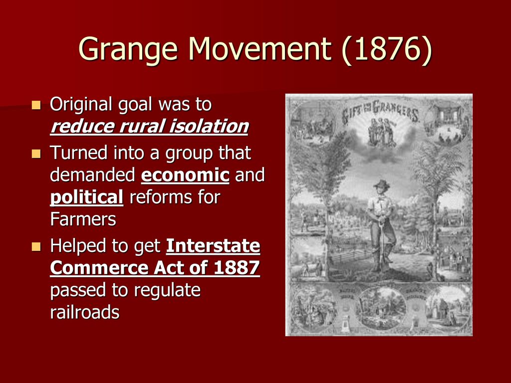 Granger movement, American Farmers' Rights & Reforms