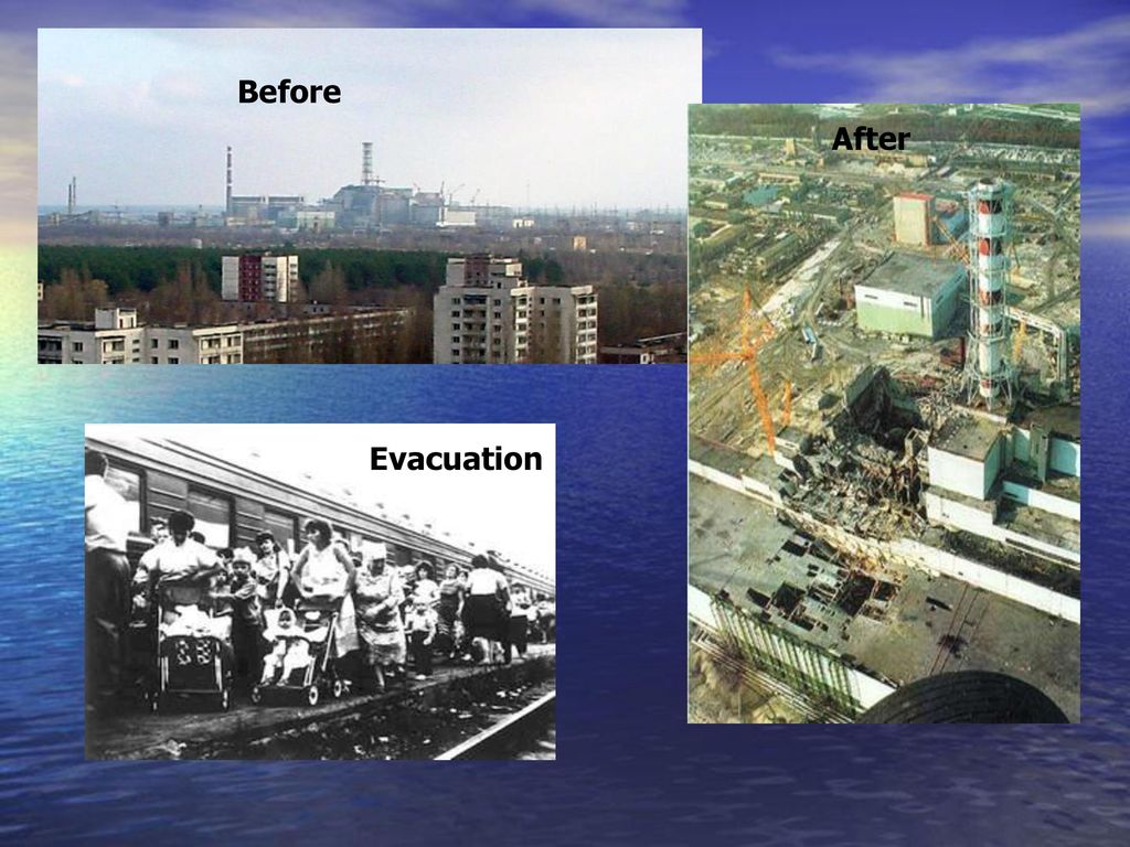 Before After Evacuation