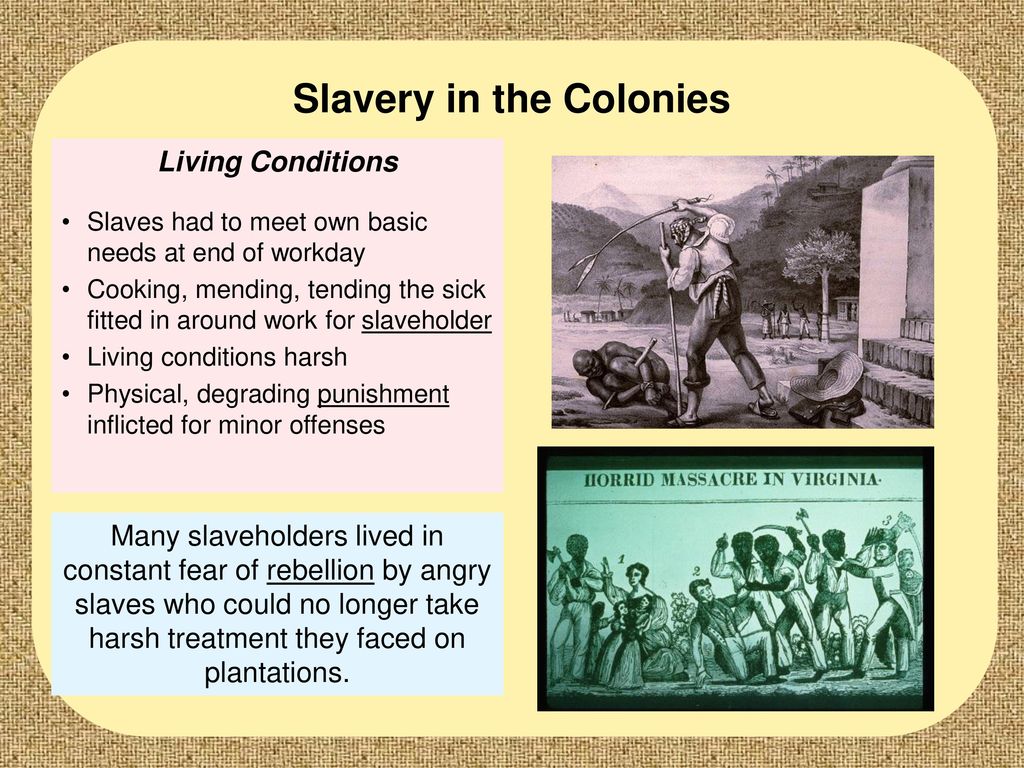 Slavery in the Colonies