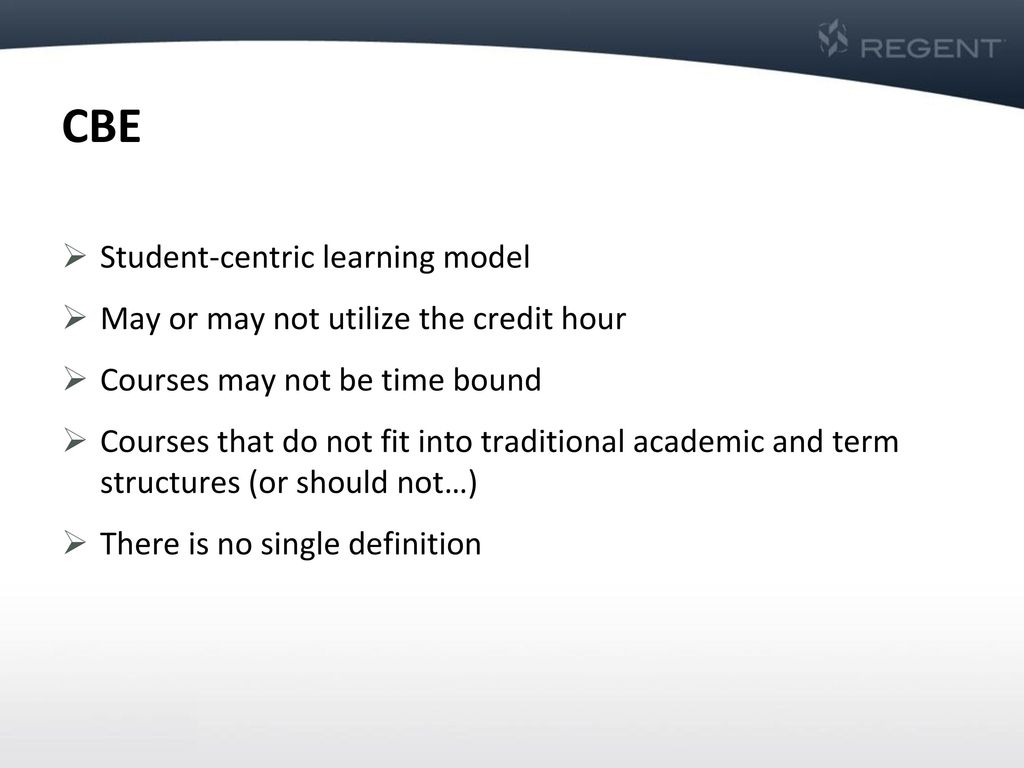 CBE Student-centric learning model