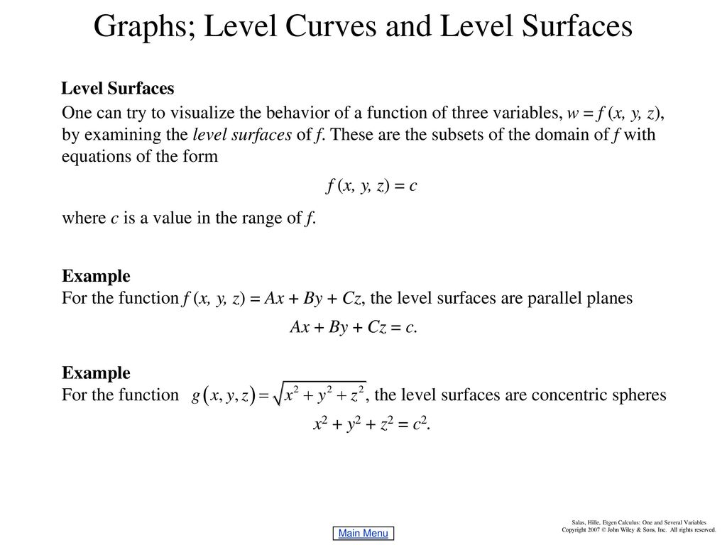 Chapter 15 Functions Of Several Variables Ppt Download