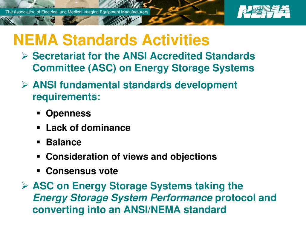 NEMA Standards Activities