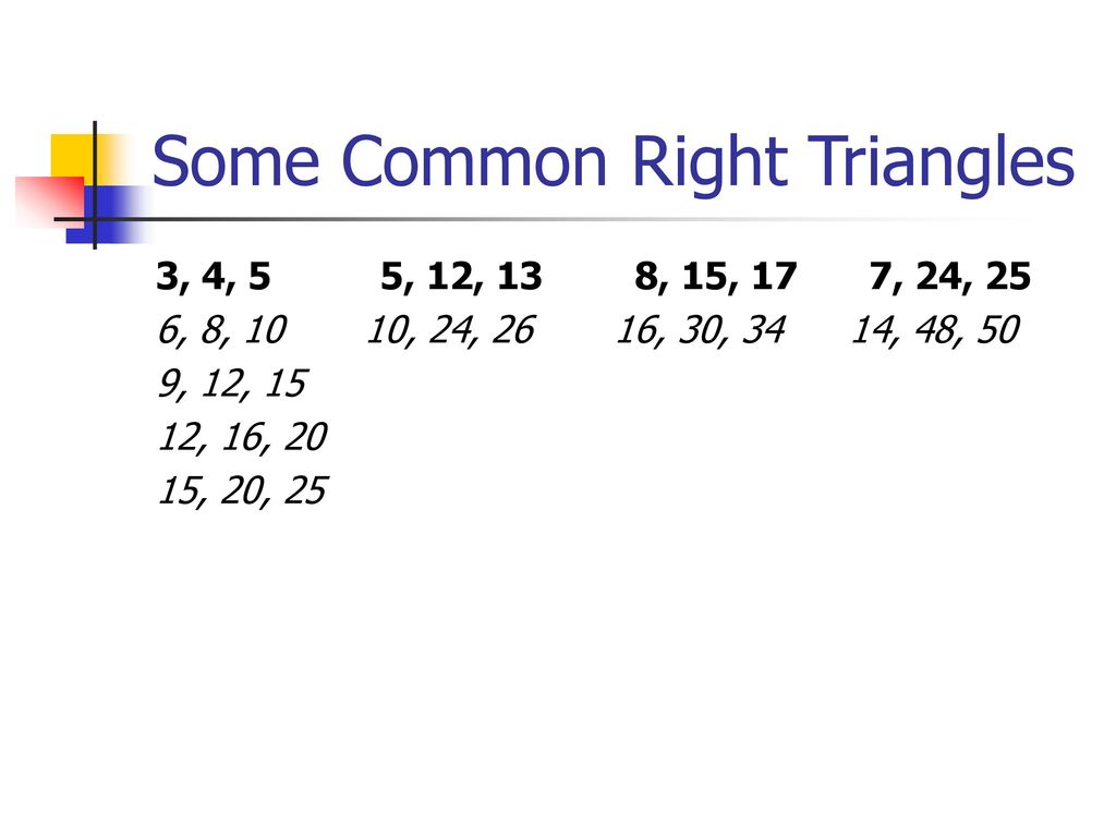 Converse Of The Pythagorean Theorem Ppt Download Converse Of The Pythagorean Theorem Ppt Download