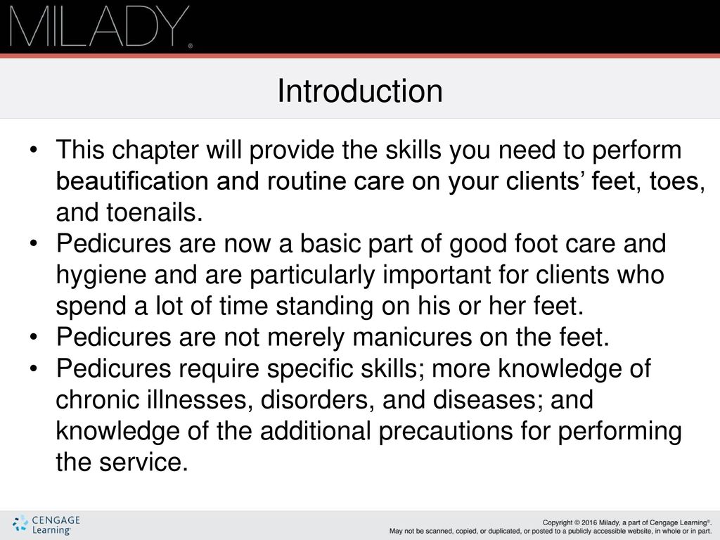 Chapter 26 Pedicuring Ppt Download