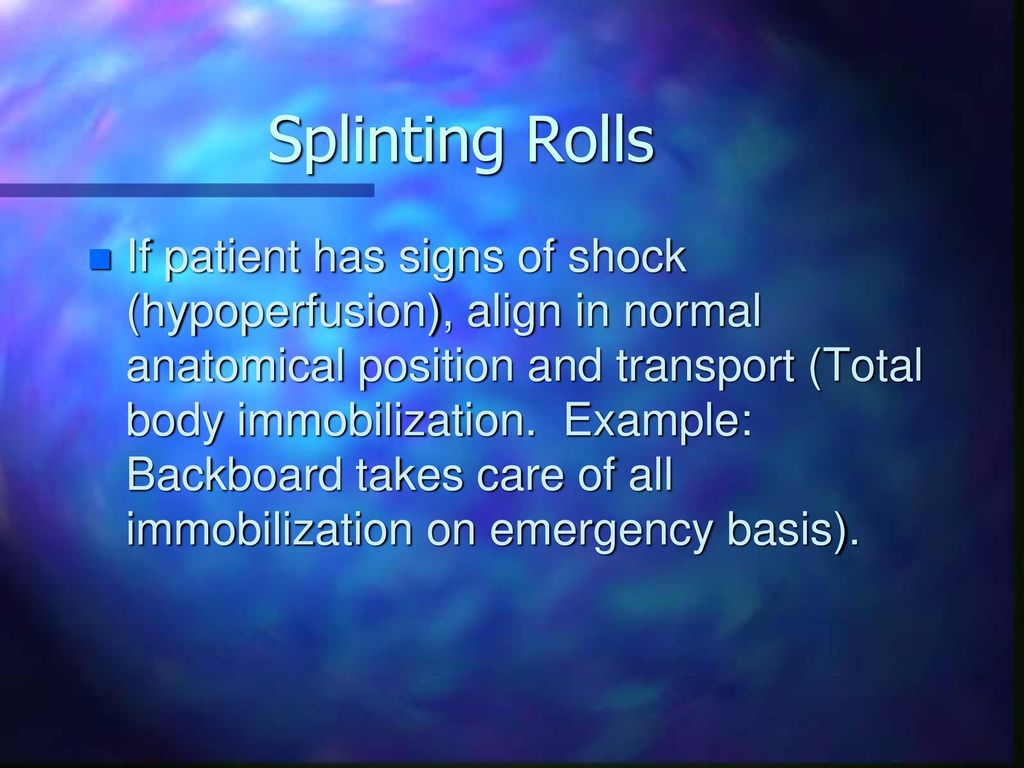 Splinting Rolls