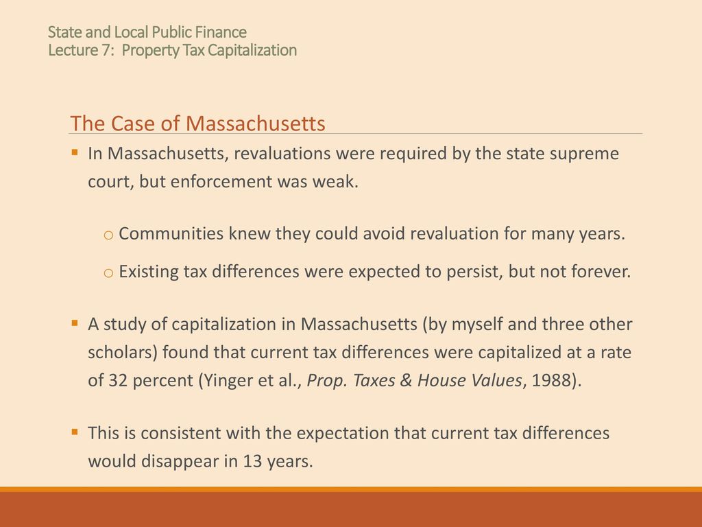 State and Local Public Finance Professor Yinger Spring ppt download