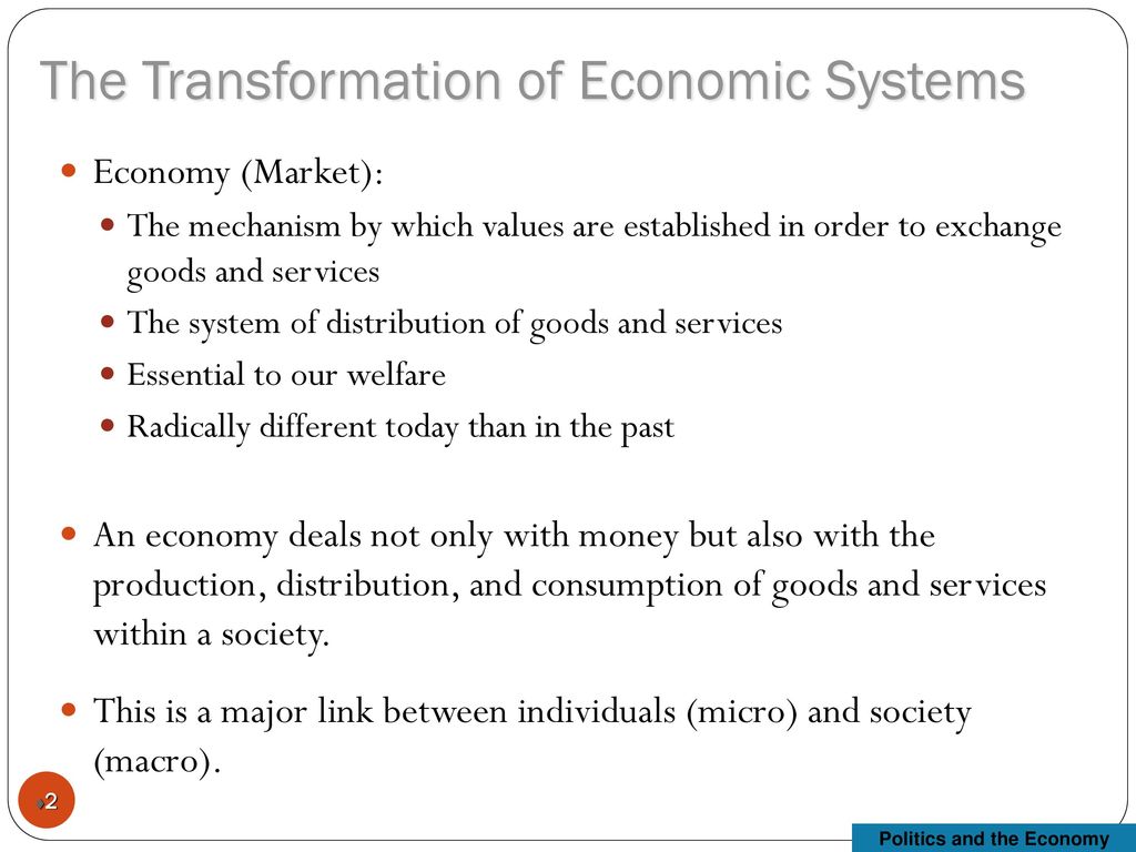 The Economy, Work, And Politics - Ppt Download