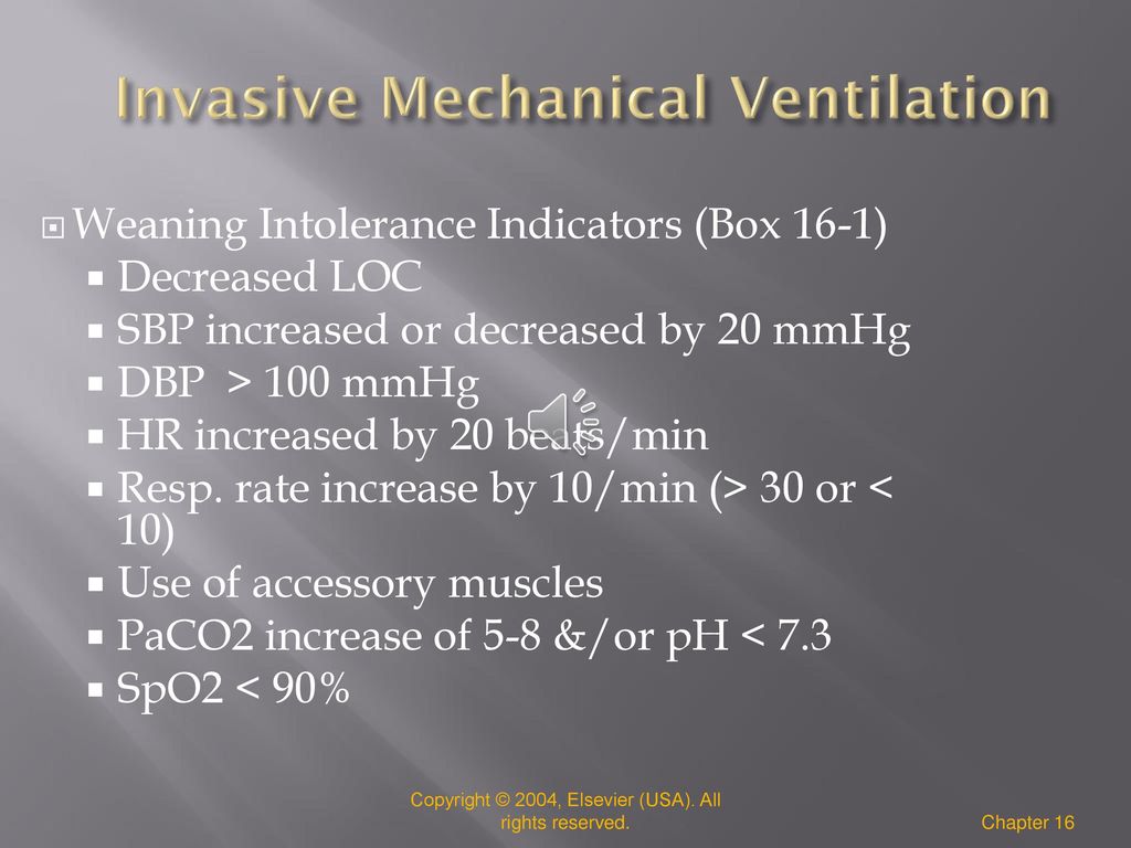 Invasive Mechanical Ventilation - ppt download