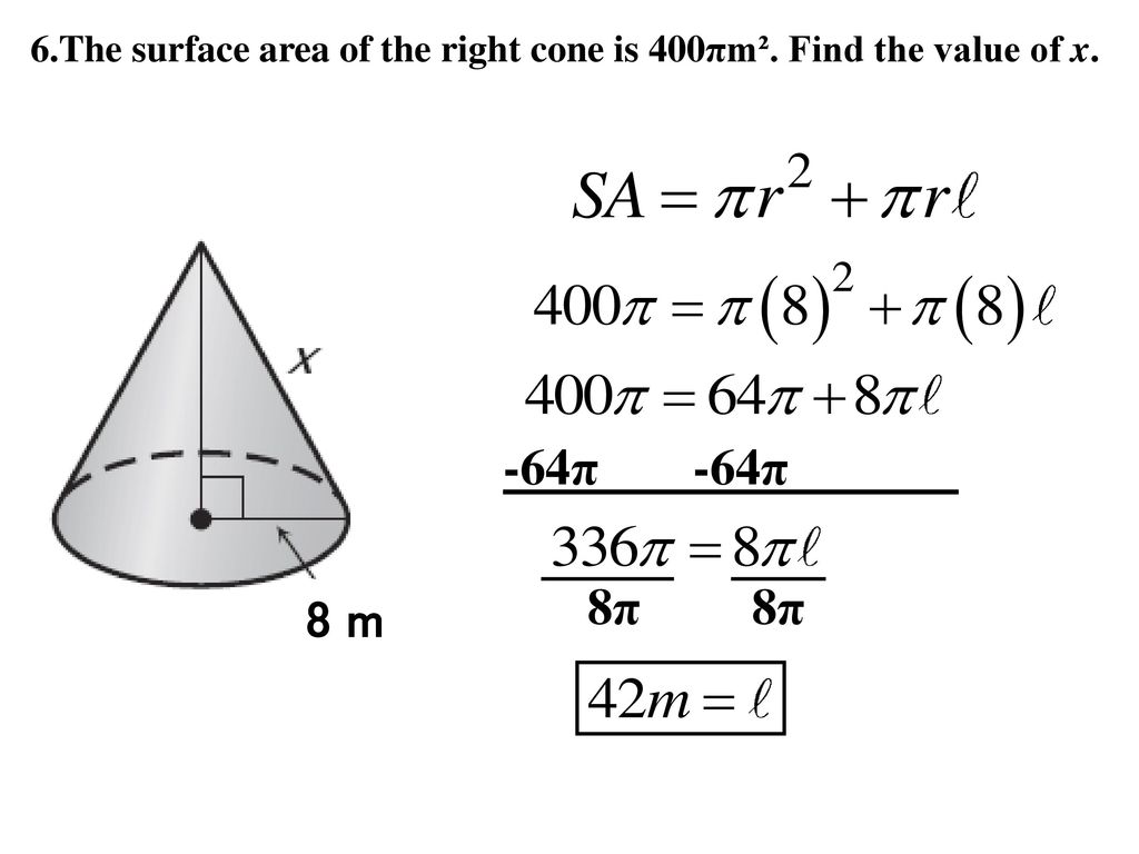 24.24 – Surface Area of Pyramids and Cones - ppt download