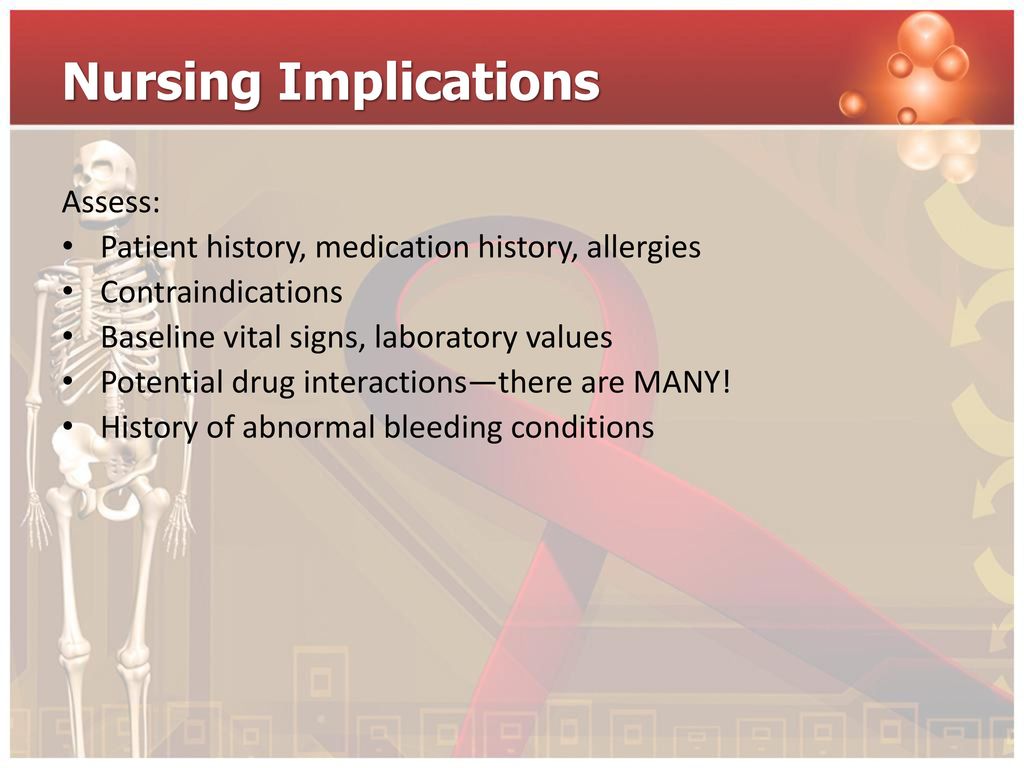 Hematological System Medications Ppt Video Online Download