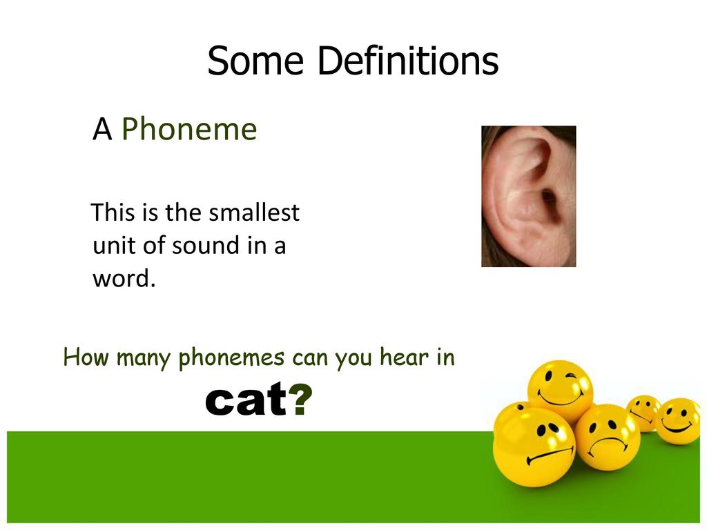 How many phonemes can you hear in cat