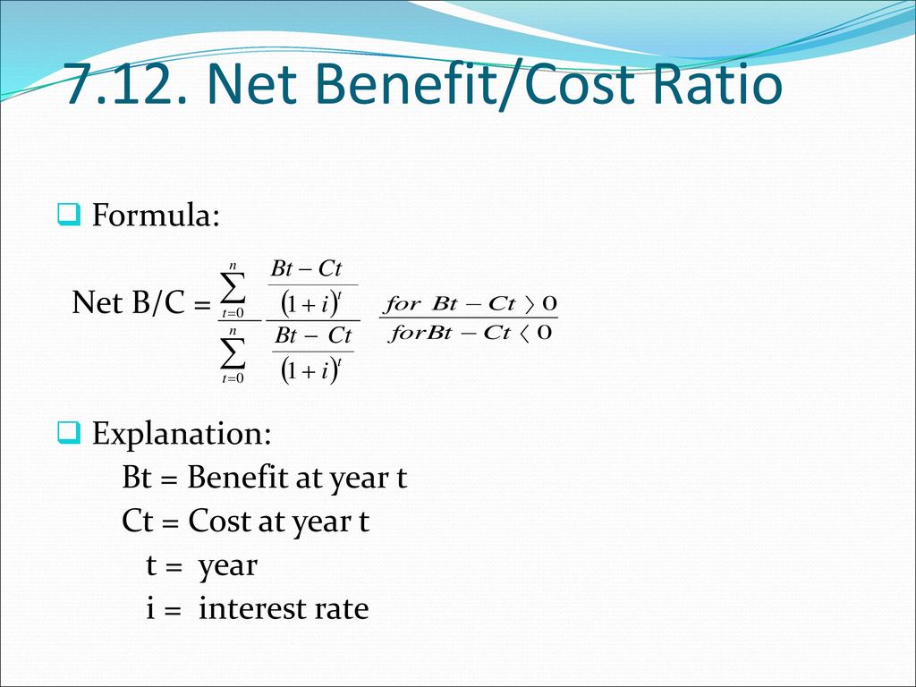 Benefit Cost Ratio - What's It, Formula, How To Calculate, Example