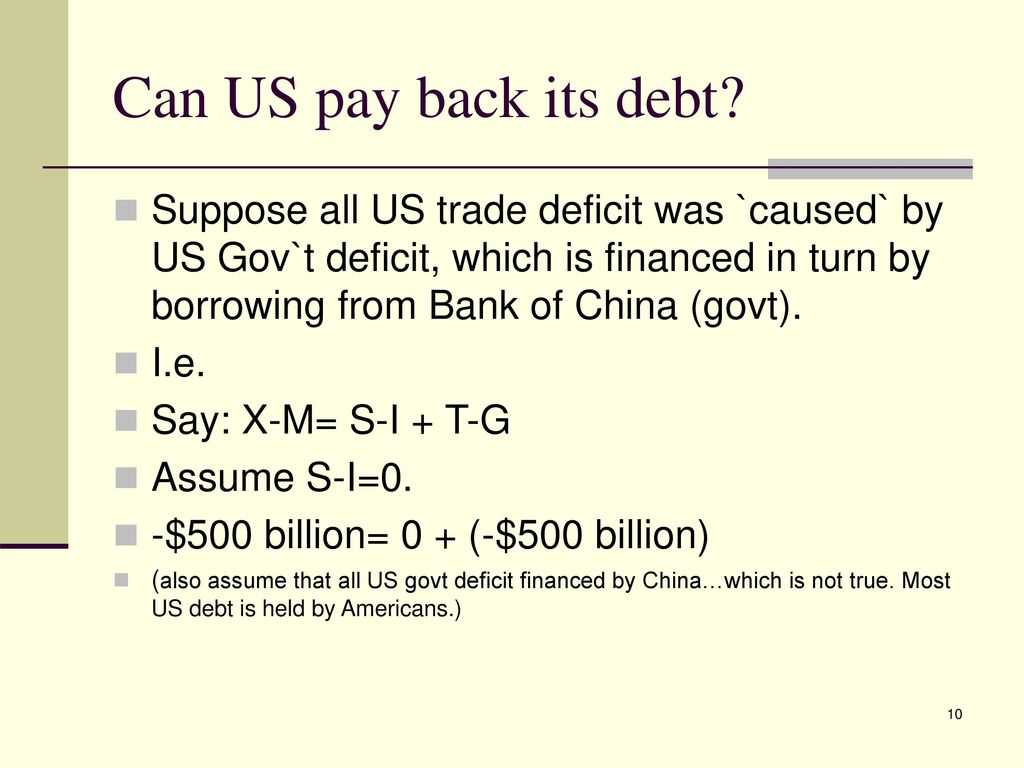 America`s Scary Deficit” - ppt download