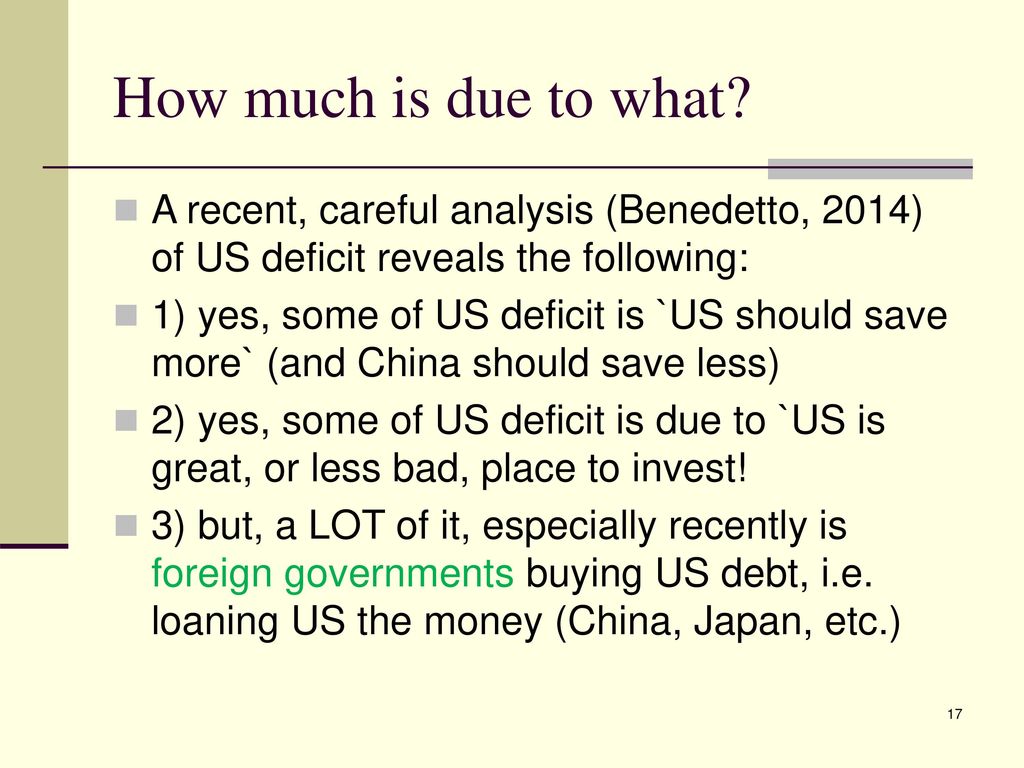 America`s Scary Deficit” - ppt download