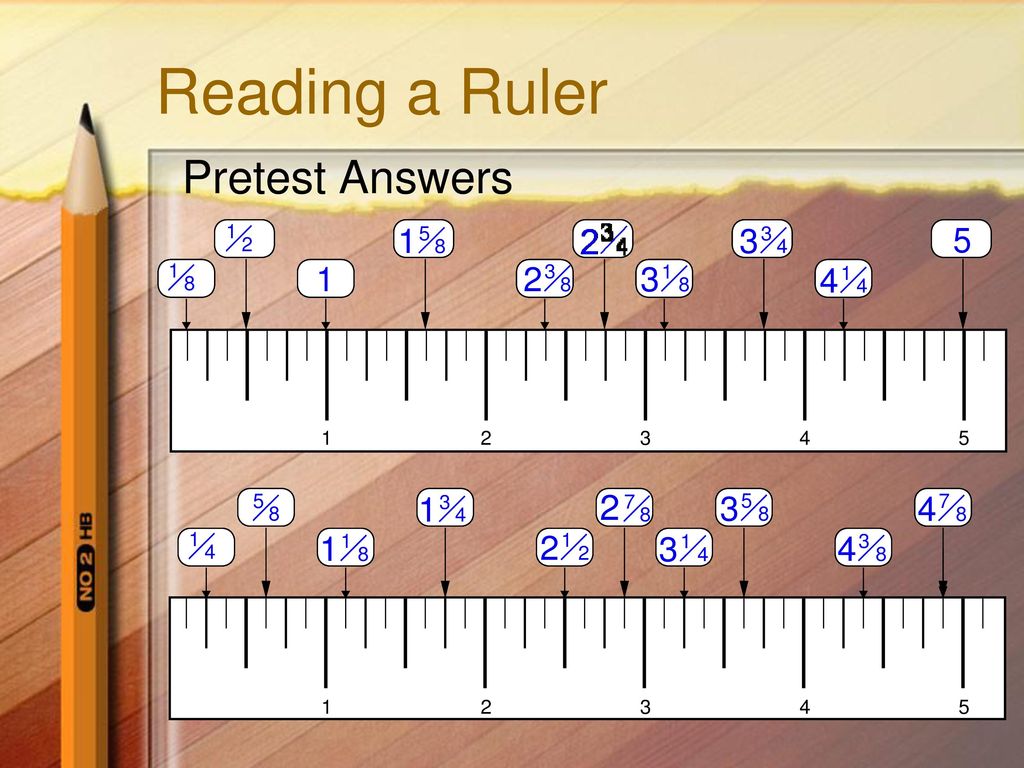 reading a ruler test