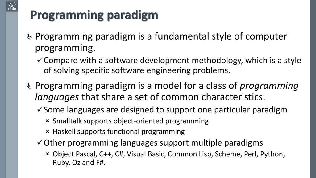 Introduction To Programming Paradigms Ppt Download