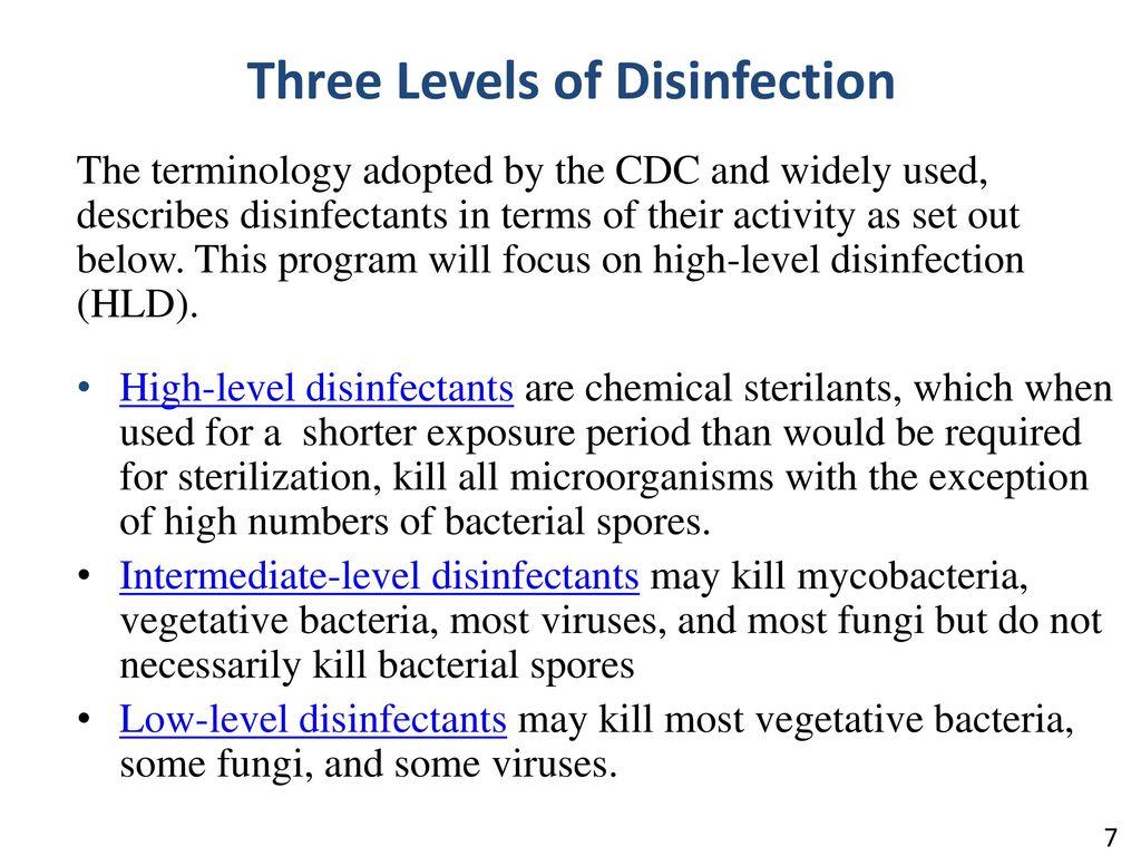 High-Level Disinfection Record Keeping - ppt video online download