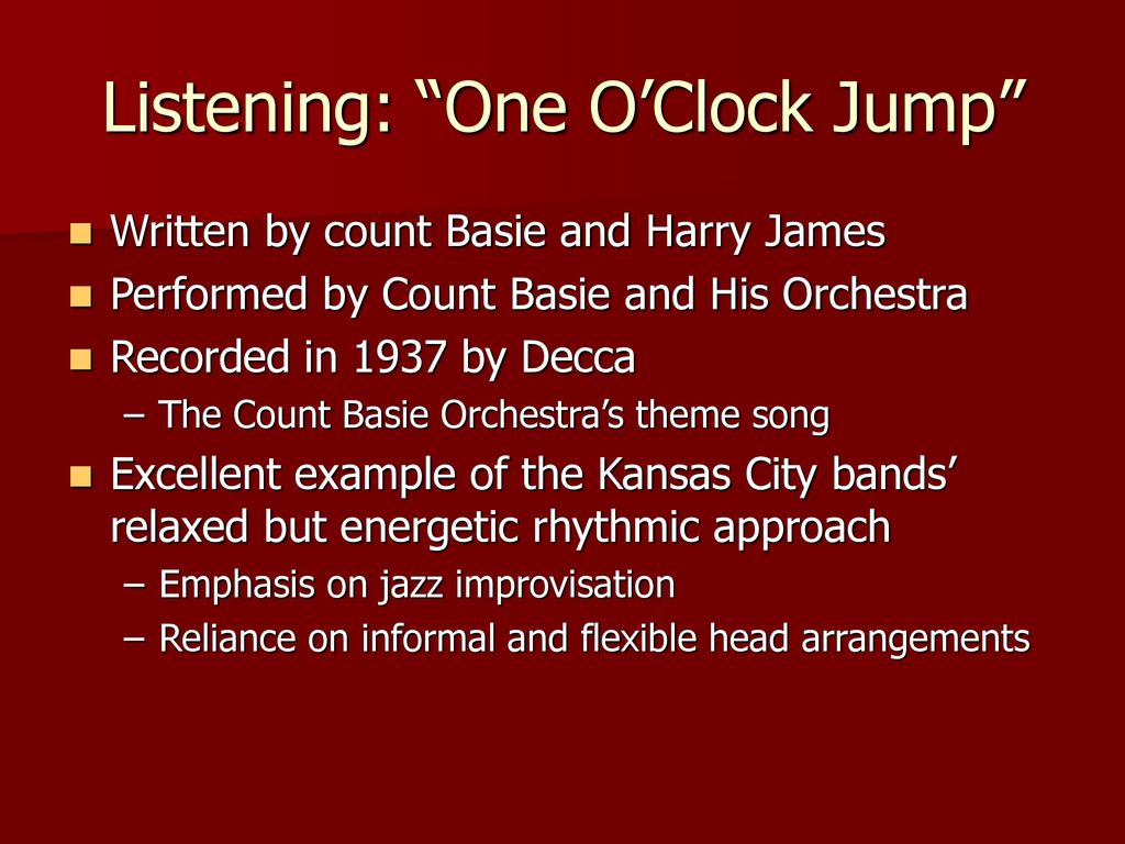 Count Basie Duke Ellington And Glenn Miller Ppt Download