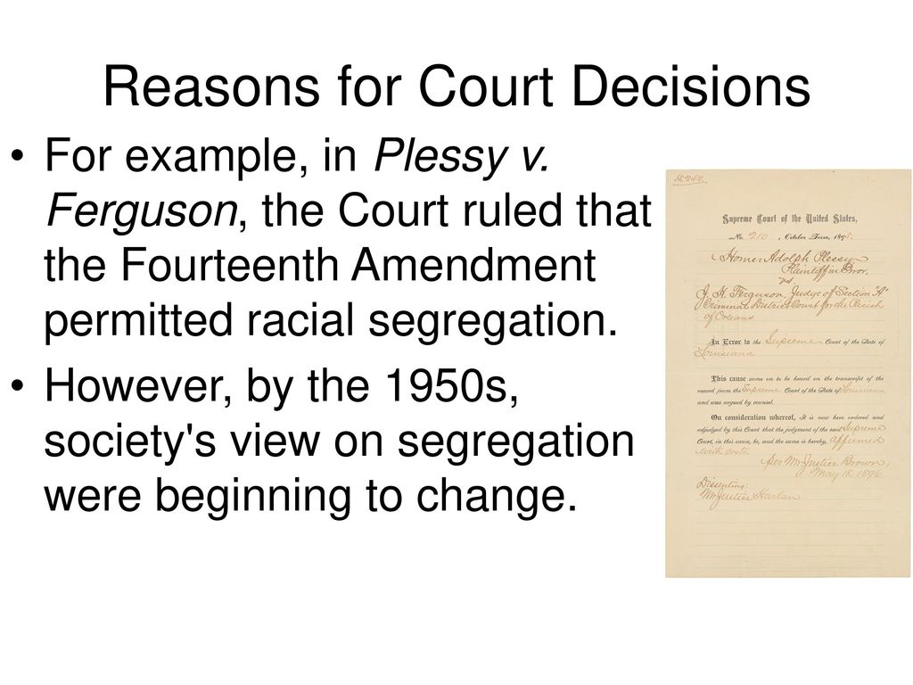 court decisions example
