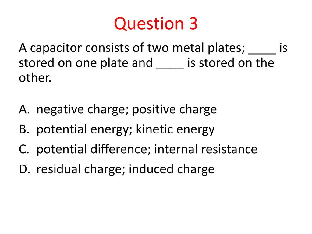 Capacitor and Capacitance - ppt download