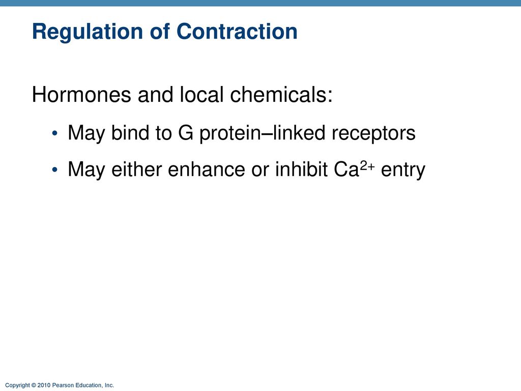 Regulation of Contraction
