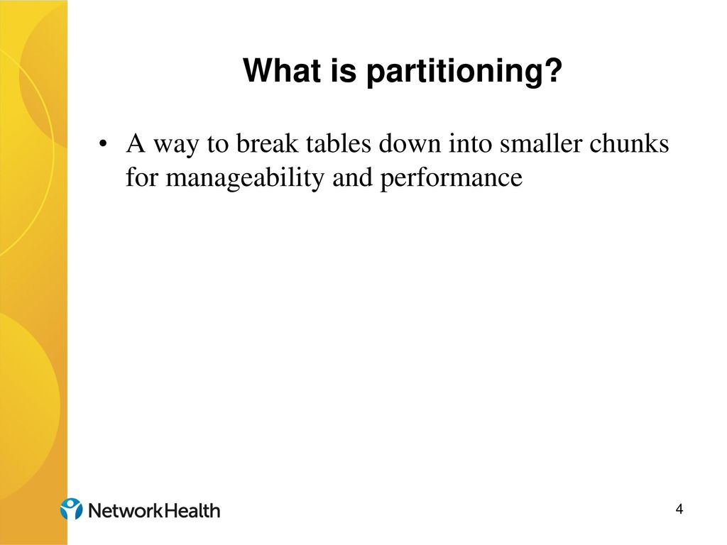 Introduction To Partitioning In Sql Server Ppt Download