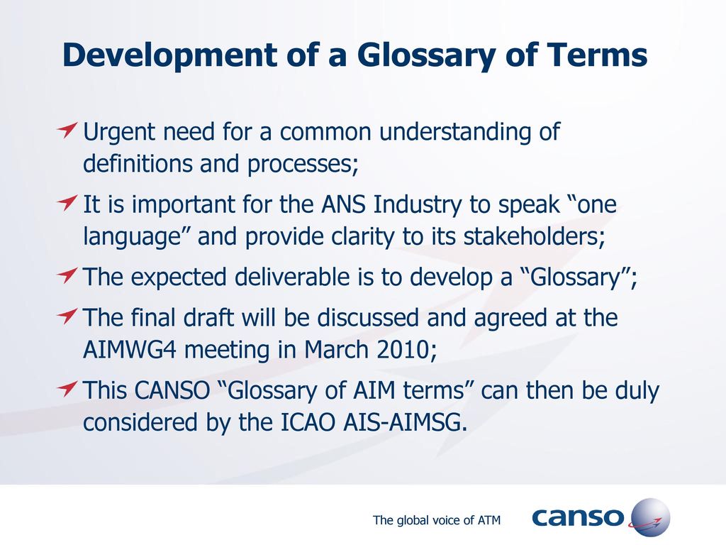 CANSO AIM WG Activities - ppt download
