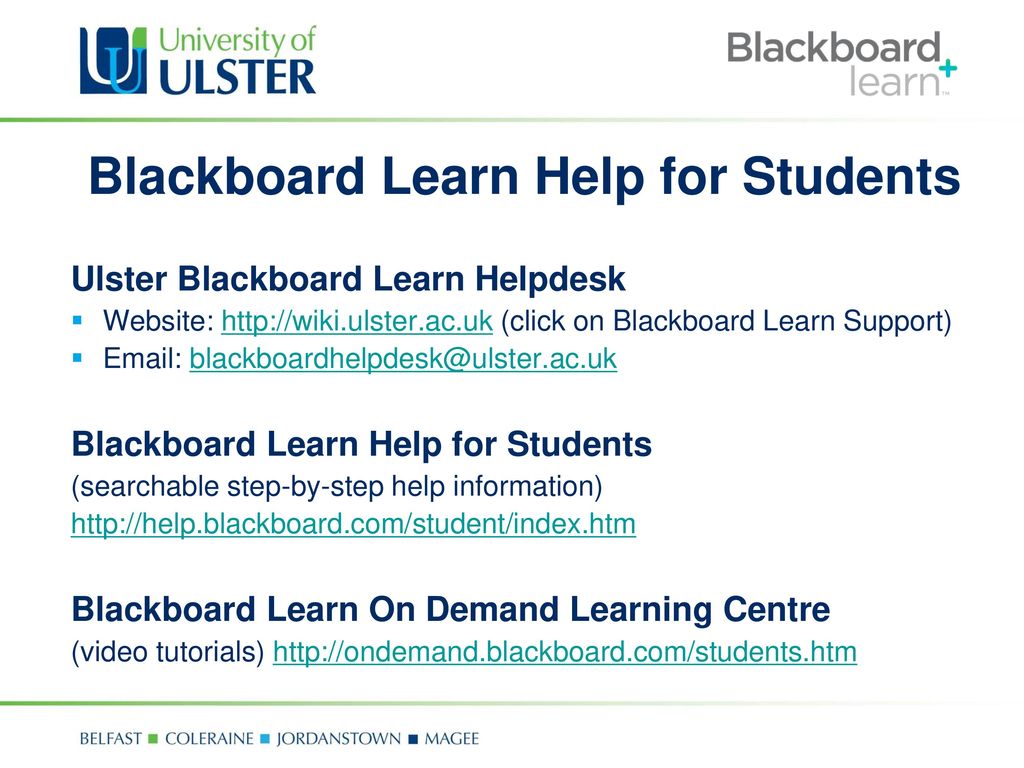 Introduction To Blackboard Learn Ppt Download