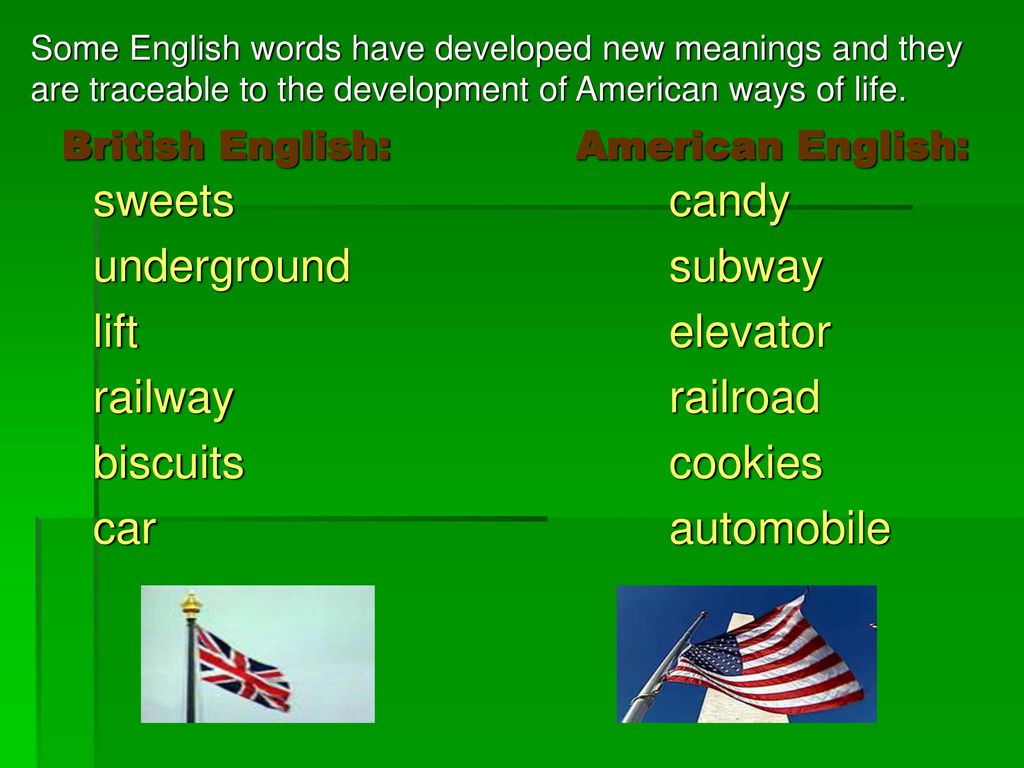 10 Typically American Words and their Meanings