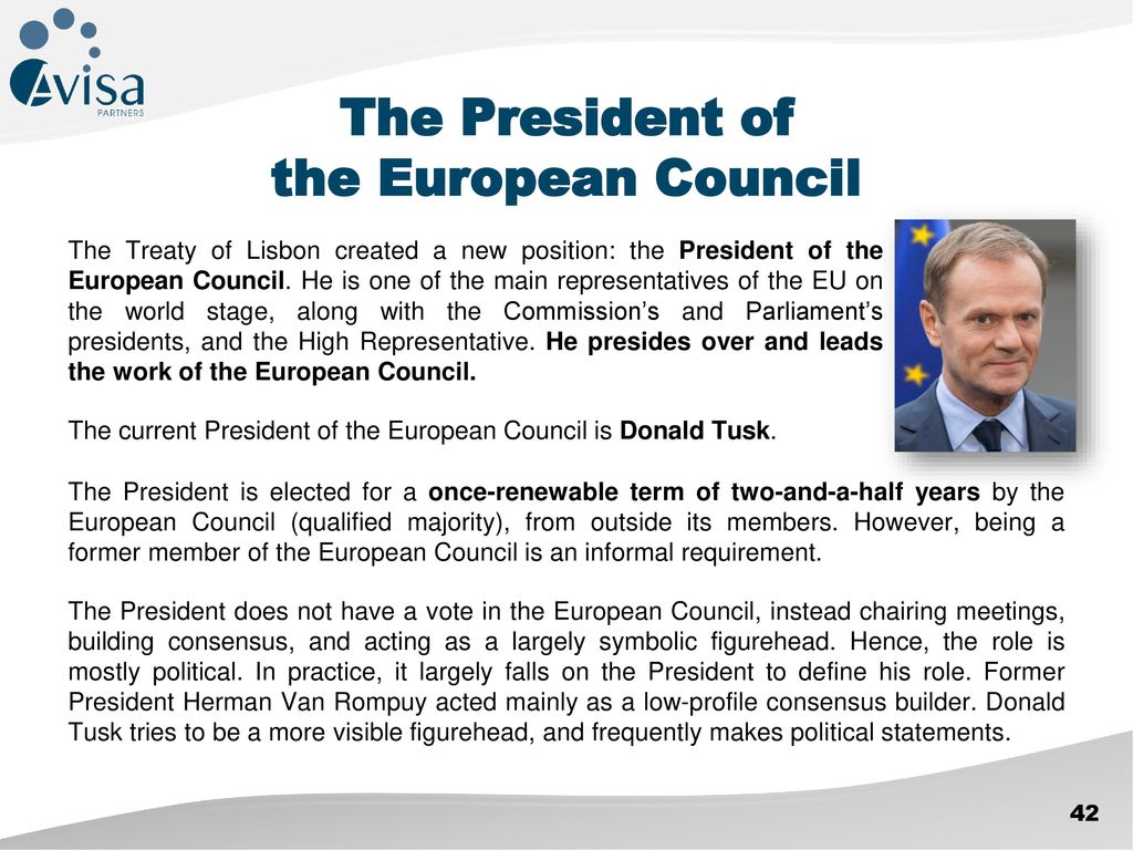 The President of the European Council