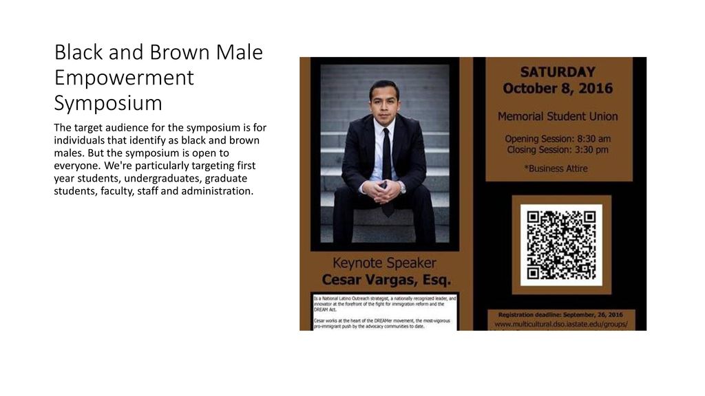 Black and Brown Male Empowerment Symposium