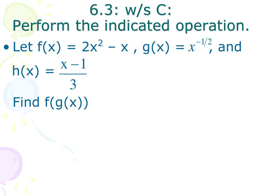 Do Now Perform The Indicated Operation Ppt Download