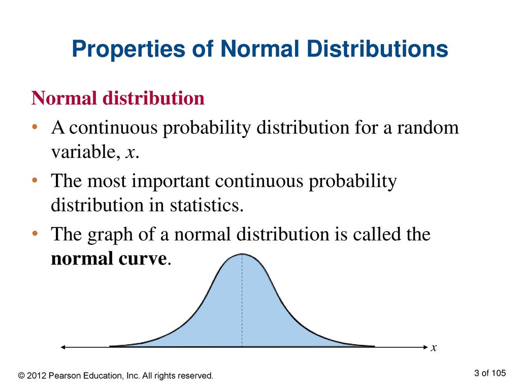 Properties of Normal Distributions