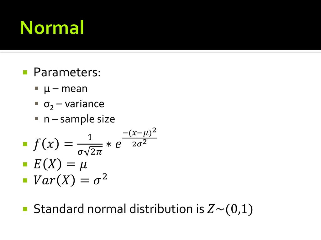 Continuous Distributions Ppt Download
