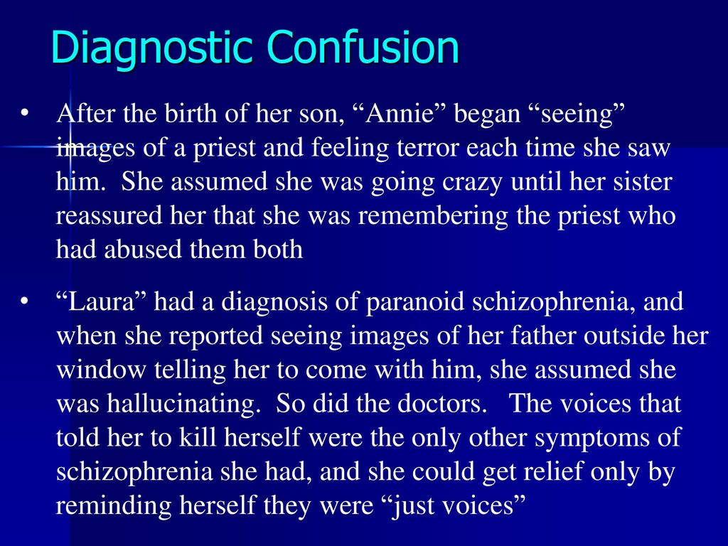 Diagnostic Confusion