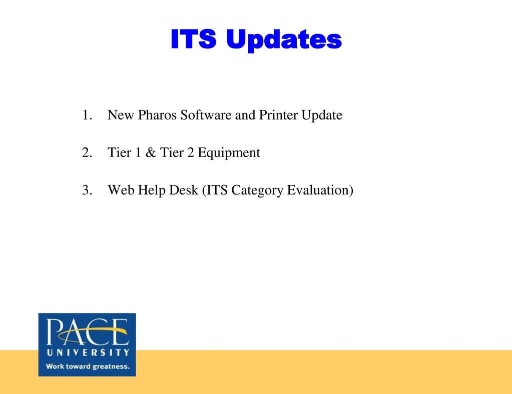 Pace University Information Technology Services Ppt Download