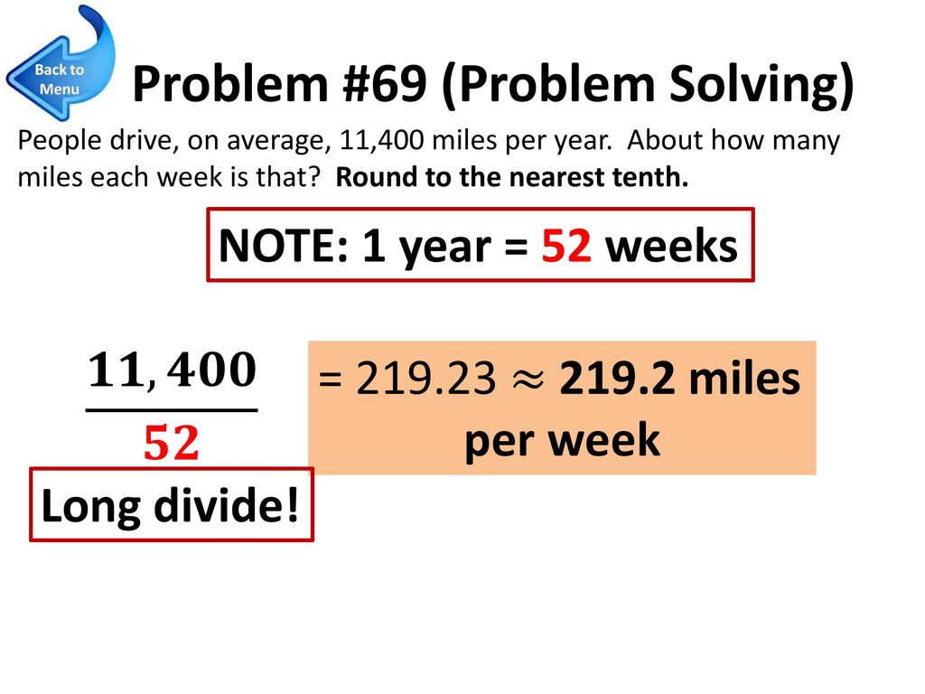 Problem #69 (Problem Solving)