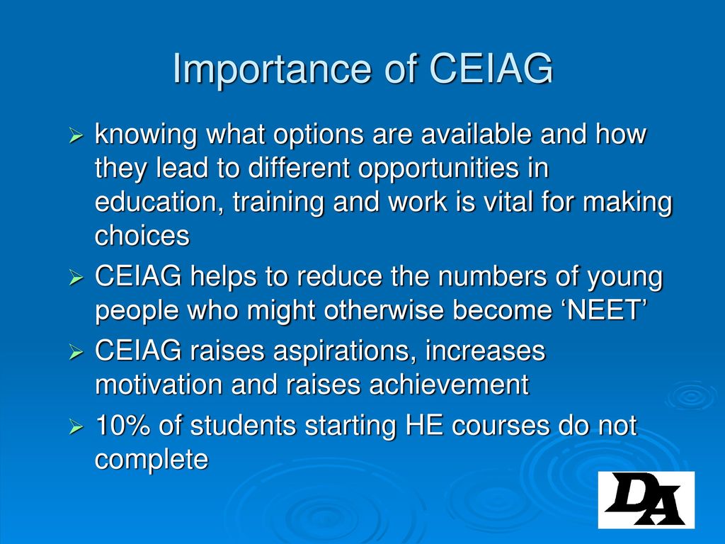Importance of CEIAG