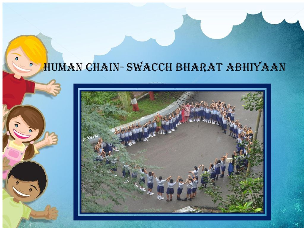 HUMAN CHAIN- Swacch BHARAT ABHIYAAN